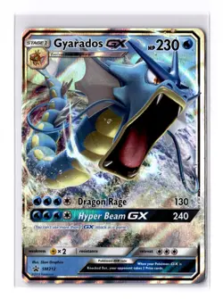 Gyarados GX - SM212 Sun & Moon Black Star Promo Card - LP - POKEMON TCG - Image 1