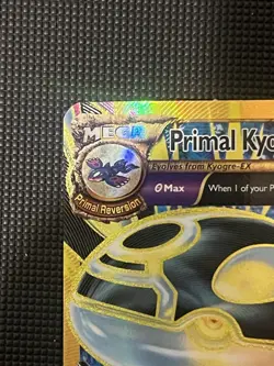 Primal Kyogre EX Shiny Full Art Holo Ultra Rare Card 96/98 XY-Ancient Origins - Image 8