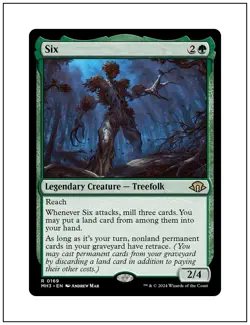 1x Six, Modern Horizons 3, Magic MTG NM - Image 1