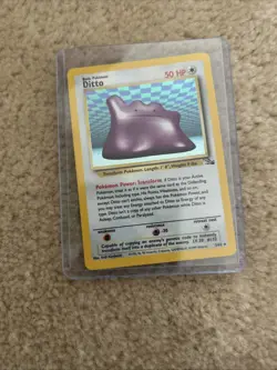Ditto Holo 1st Edition #3 1999 Pokemon Fossil PSA 9 - Image 1