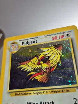 Pokemon TCG Pidgeot Base Set 2 14/130 Holo Unlimited Vintage MP Moderate Play - Image 13