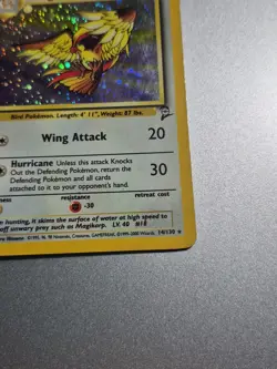 Pokemon TCG Pidgeot Base Set 2 14/130 Holo Unlimited Vintage MP Moderate Play - Image 4