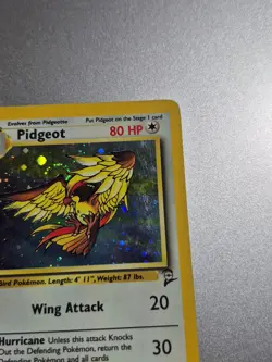 Pokemon TCG Pidgeot Base Set 2 14/130 Holo Unlimited Vintage MP Moderate Play - Image 7