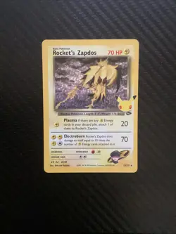 Rocket's Zapdos - 15/132 - Pokemon Celebrations Classic Collection Holo Rare NM - Image 1