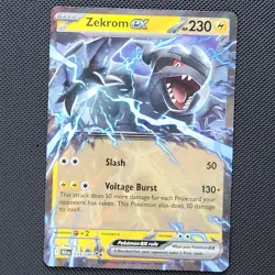 Zekrom ex 034/086 BLK EN Black Bolt  Double Rare Holo Pokemon TCG pack fresh  - Image 1