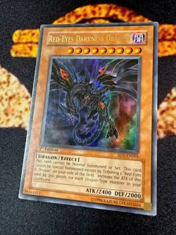 YUGIOH â€¢ RED EYES DARKNESS DRAGON â€¢ ULTRA RARE â€¢ SD1-EN001 â€¢ 1st EDITION â€¢ NM - Image 3