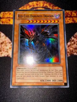 YUGIOH â€¢ RED EYES DARKNESS DRAGON â€¢ ULTRA RARE â€¢ SD1-EN001 â€¢ 1st EDITION â€¢ NM - Image 6
