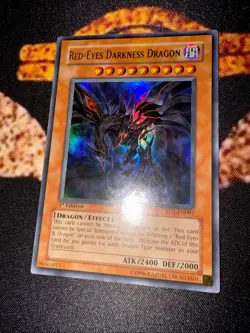 YUGIOH â€¢ RED EYES DARKNESS DRAGON â€¢ ULTRA RARE â€¢ SD1-EN001 â€¢ 1st EDITION â€¢ NM - Image 7