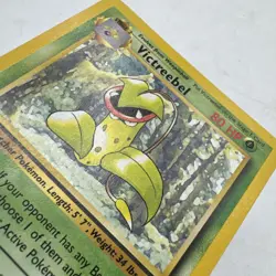 Victreebel  Pokemon Card 32/130 Base Set 2 Unlimited Non Holo Rare Vintage - Image 4