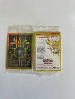 SEALED Ancient Mew Pokemon 2000 Movie Promo Holo Card + Montreal Legendary Bird - Image 1
