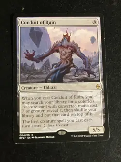MTG  - NM - Conduit of Ruin - Battle for Zendikar - Image 1