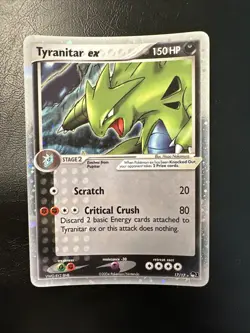 Pokemon Tyranitar EX Pop Series 1 #17 Near Mint Clean - Image 1