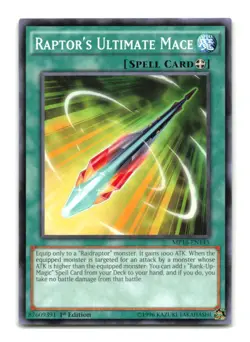 Raptor's Ultimate Mace - MP16-EN145 1st Edition - YuGiOh-LP - Image 1