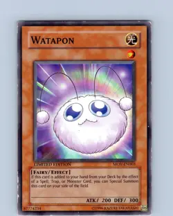 Yu-Gi-Oh TCG Watapon MOV-EN003 Limited Edition Regular Common Card Played HP - Image 3