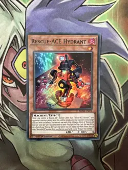MZMI-EN076 Rescue-Ace Hydrant Super Rare 1st Edition NM Yugioh Card - Image 1