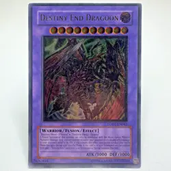 Yugioh Destiny End Dragoon LODT-EN042 Unlimited Ultimate Rare Holo - NM - Image 1
