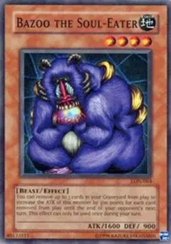 Yugioh! LP Bazoo the Soul-Eater - LON-064 - Super Rare - Unlimited Edition Light - Image 2