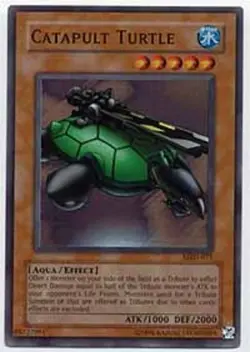 Yugioh! LP Catapult Turtle - MRD-075 - Super Rare - Unlimited Edition Lightly Pl - Image 2