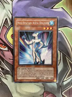 DP03-EN005 Neo-Spacian Aqua Dolphin Rare 1st Edition NM Yugioh Card - Image 1