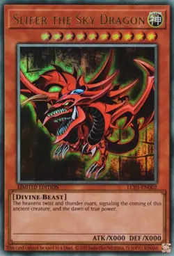 Slifer the Sky Dragon (25th Anniversary Edition) LC01-EN002 Legendary Collection: 25th Anniversary Edition Limited Edition - Image 1