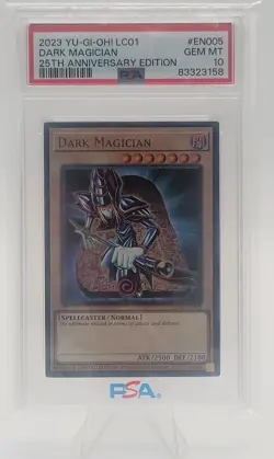 Yu-Gi-Oh! Dark Magician 25th Anniversary LC01-EN005 Ultra Rare Holo - PSA 10 - Image 1