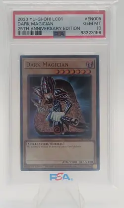 Yu-Gi-Oh! Dark Magician 25th Anniversary LC01-EN005 Ultra Rare Holo - PSA 10 - Image 4