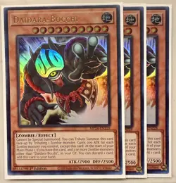Yugioh! 3x Daidara-Bocchi MP24-EN228 Ultra Rare 1st Ed NM - Image 1