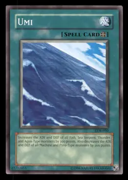 Yugioh Umi #LOB-050 The Legend of Blue Eyes White Dragon LP - Image 1
