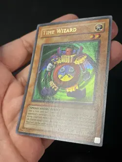 Yugioh Time wizard Metal Raiders OG print. MRD-065 NM-Mint - Image 3