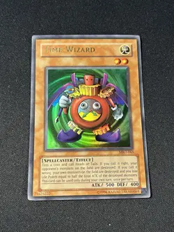 Yugioh Time wizard Metal Raiders OG print. MRD-065 NM-Mint - Image 7