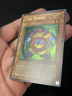 Yugioh Time wizard Metal Raiders OG print. MRD-065 NM-Mint - Image 9