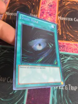 Yu-Gi-Oh! Dark Hole LCJW-EN283 1st Edition Secret Rare NM - Image 2