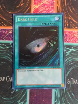 Yu-Gi-Oh! Dark Hole LCJW-EN283 1st Edition Secret Rare NM - Image 5