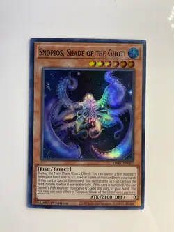 Yugioh! 3x Snopios, Shade of the Ghoti DABL-EN087 Super Rare 1st Ed NM - Image 1