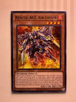 Yugioh - Rescue Ace Air Lifter - Rare - EXCELLENT CONDITION - Image 1