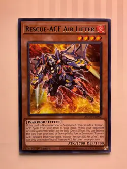 Yugioh - Rescue Ace Air Lifter - Rare - EXCELLENT CONDITION - Image 2