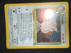 Clefable Holo Jungle Base Set 1/64 Pokemon Card One Owner - Image 4