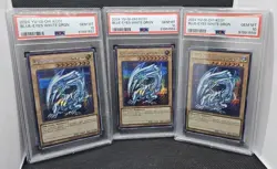 2024 Yugioh KC01 Blue Eyes White Dragon Sequential Set PSA 10 QCR - Image 1