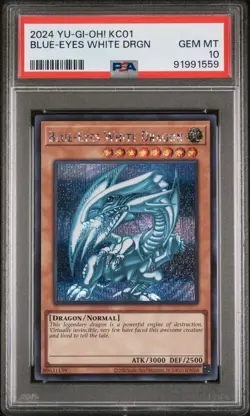 2024 Yugioh KC01 Blue Eyes White Dragon Sequential Set PSA 10 QCR - Image 5