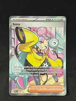 PokÃ©mon: TCG Iono Paldea Evolved Holo Ultra Rare Full Art Card 254/193 - Image 1