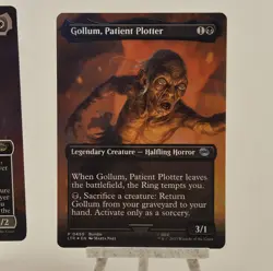 MTG LOTR 448â€“451 Full Art Foil Scene Set â€“ NM Sam Frodo Gollum One Ring-Mt Doom - Image 4