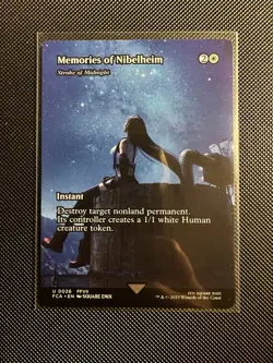 Memories of Nibelheim - Stroke of Midnight (Showcase) Final Fantasy MTG - Image 1