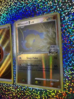 2009 Pokemon TCG Platinum Rising Rivals Reverse Holo 54/111 Whiscash SP - Image 4