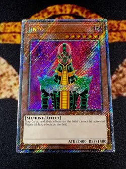 ðŸ”¥YUGIOH â€¢ JINZO â€¢ PLATINUM SECRET RARE â€¢ RA03-EN099 â€¢ 1st EDITION â€¢ NMðŸ”¥ - Image 2