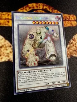 ðŸ”¥YUGIOH â€¢ COLOSSAL FIGHTER â€¢ SECRET RARE â€¢ LC5D-EN030 â€¢ 1st EDITION â€¢ VLPðŸ”¥ - Image 4