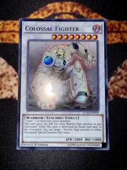 ðŸ”¥YUGIOH â€¢ COLOSSAL FIGHTER â€¢ SECRET RARE â€¢ LC5D-EN030 â€¢ 1st EDITION â€¢ VLPðŸ”¥ - Image 5