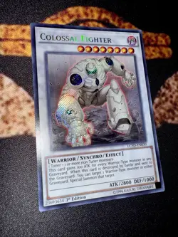 ðŸ”¥YUGIOH â€¢ COLOSSAL FIGHTER â€¢ SECRET RARE â€¢ LC5D-EN030 â€¢ 1st EDITION â€¢ VLPðŸ”¥ - Image 8