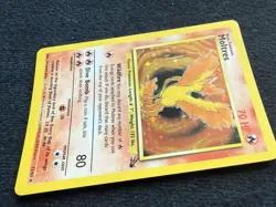 Moltres Holo Fossil Base Set Pokemon Card 12/62 One Owner - Image 1