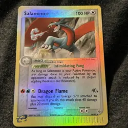 PokÃ©mon TCG Salamence EX Dragon 19/97 Reverse Holo Rare Card Rare MINTY - Image 1