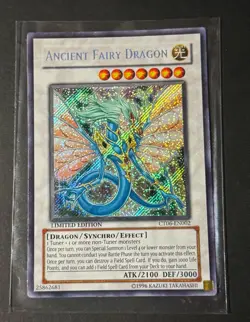 Yugioh  Ancient Fairy Dragon CT06-EN002 2009 Collectors Tin Limited Secret Rare - Image 1
